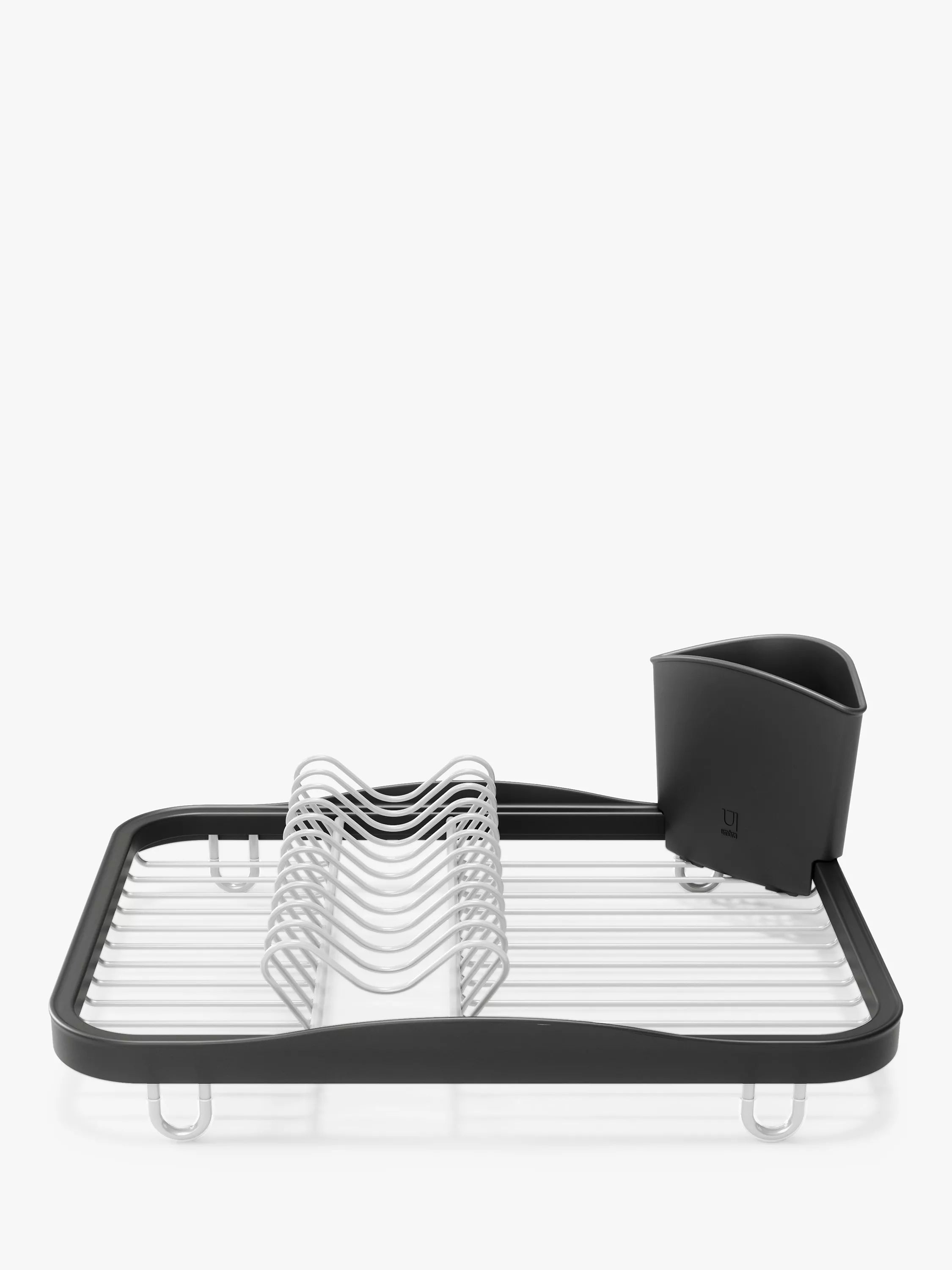 Umbra in-sink dish drying rack with nickel finish, 36 by 28 by 14 centimeters (British brand)