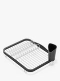 Umbra in-sink dish drying rack with nickel finish, 36 by 28 by 14 centimeters (British brand)