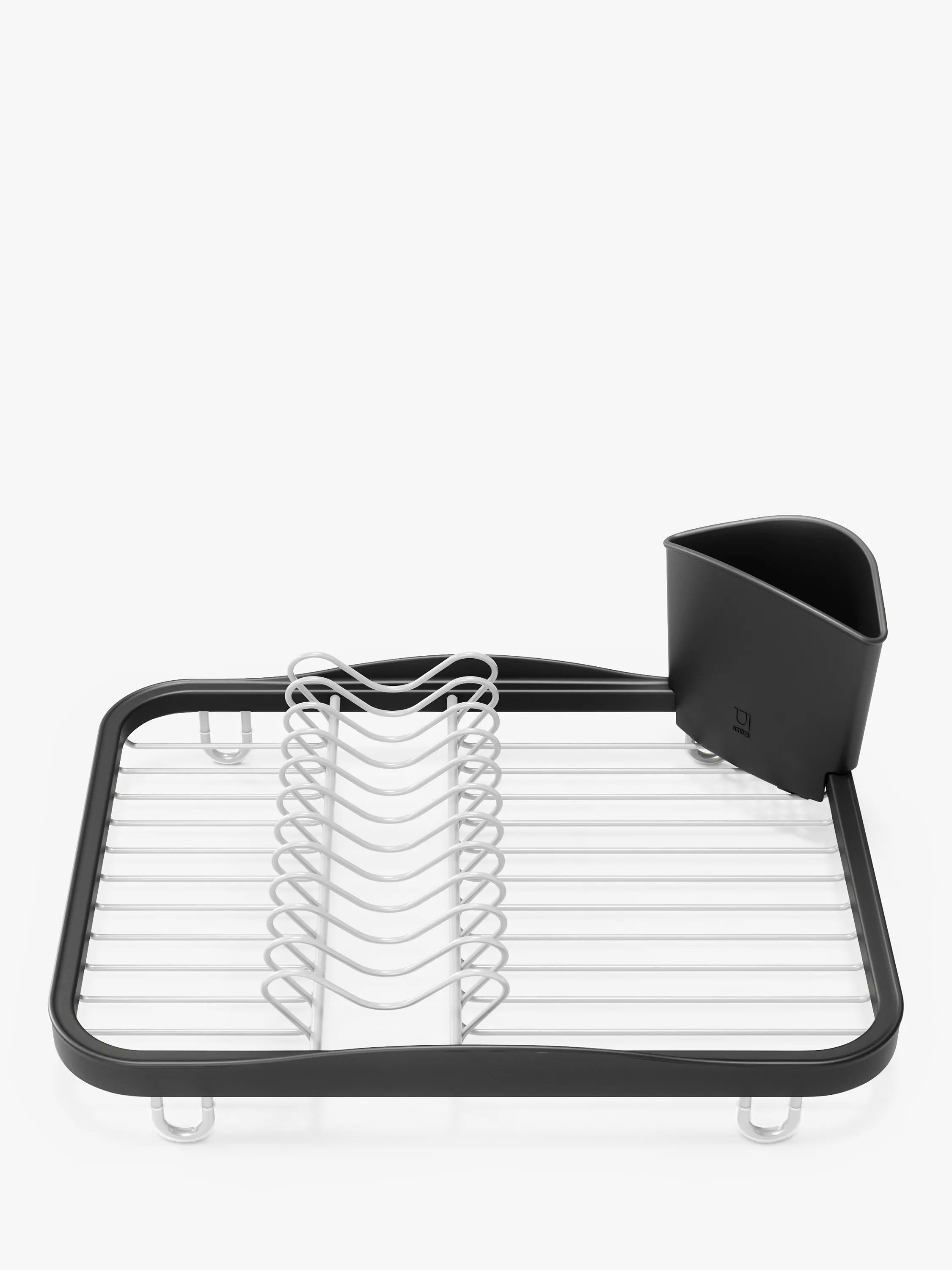 Umbra in-sink dish drying rack with nickel finish, 36 by 28 by 14 centimeters (British brand)