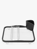 Umbra in-sink dish drying rack with nickel finish, 36 by 28 by 14 centimeters (British brand)