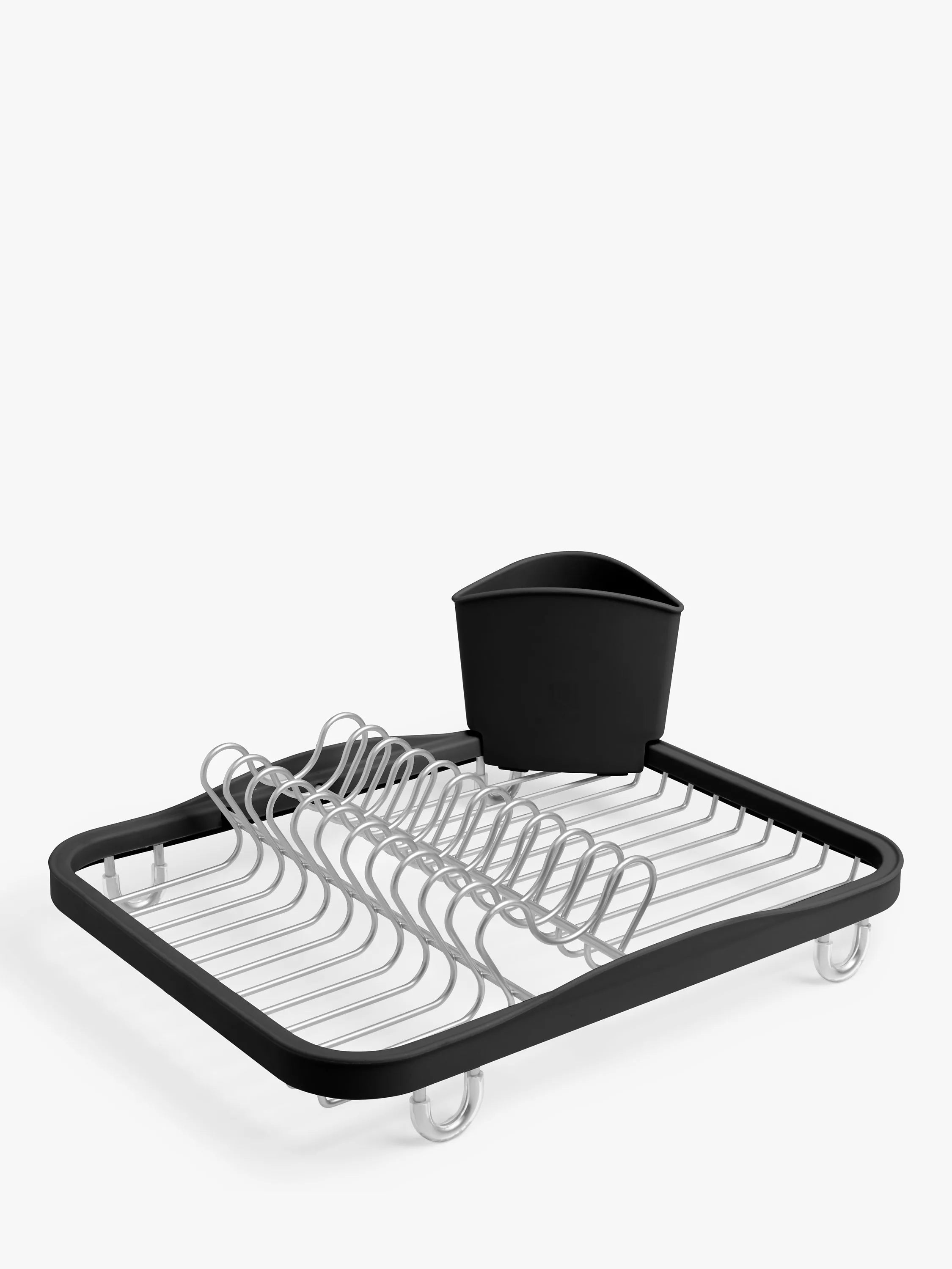 Umbra in-sink dish drying rack with nickel finish, 36 by 28 by 14 centimeters (British brand)