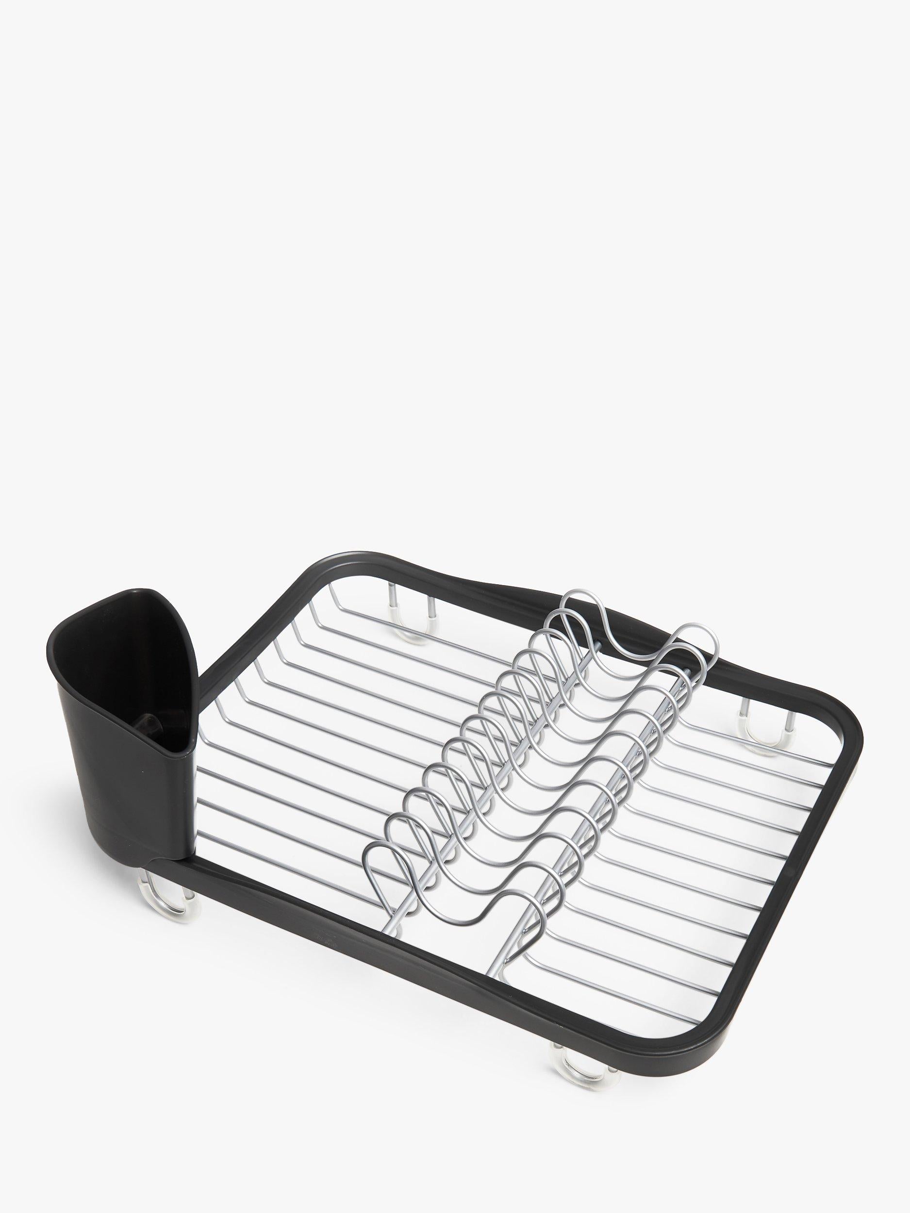 Umbra in-sink dish drying rack with nickel finish, 36 by 28 by 14 centimeters (British brand)