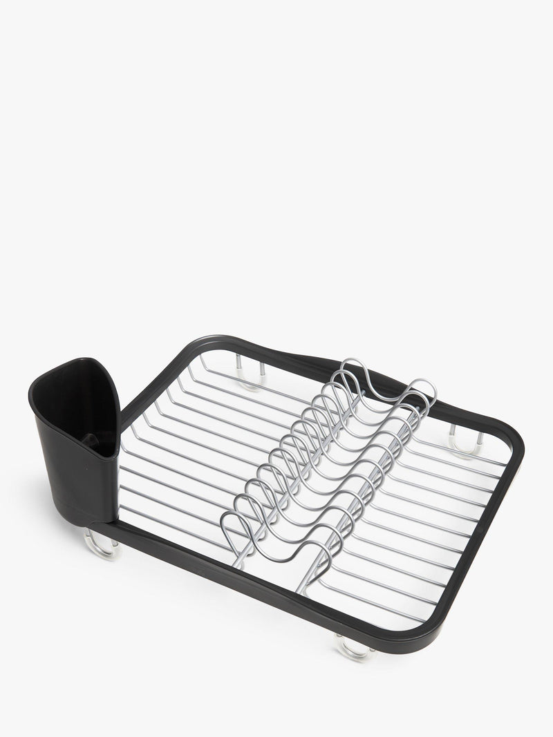 Umbra in-sink dish drying rack with nickel finish, 36 by 28 by 14 centimeters (British brand)