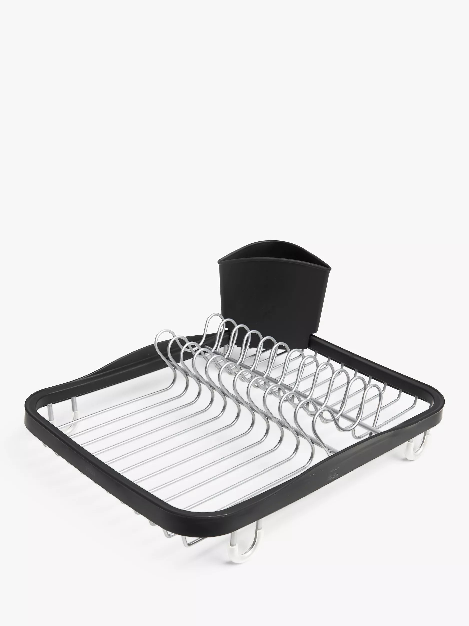 Umbra in-sink dish drying rack with nickel finish, 36 by 28 by 14 centimeters (British brand)