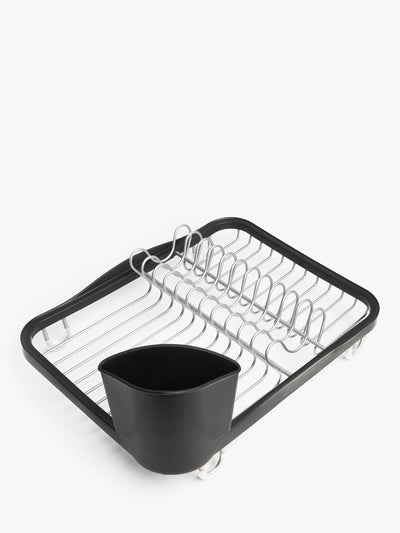 John Lewis Oppvaskstativ til vasken med nikkelbelegg og sklisikre føtter, 36 x 28 x 14 cm- Kjøp online hos McGrocer