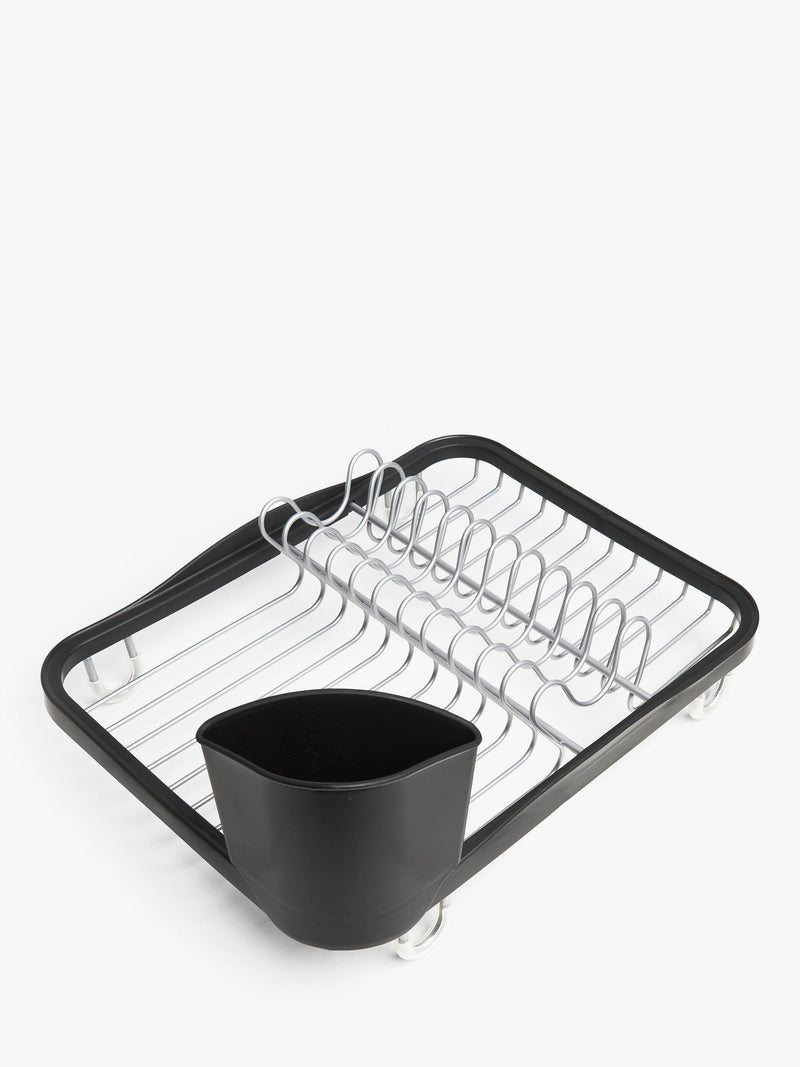 Umbra in-sink dish drying rack with nickel finish, 36 by 28 by 14 centimeters (British brand)