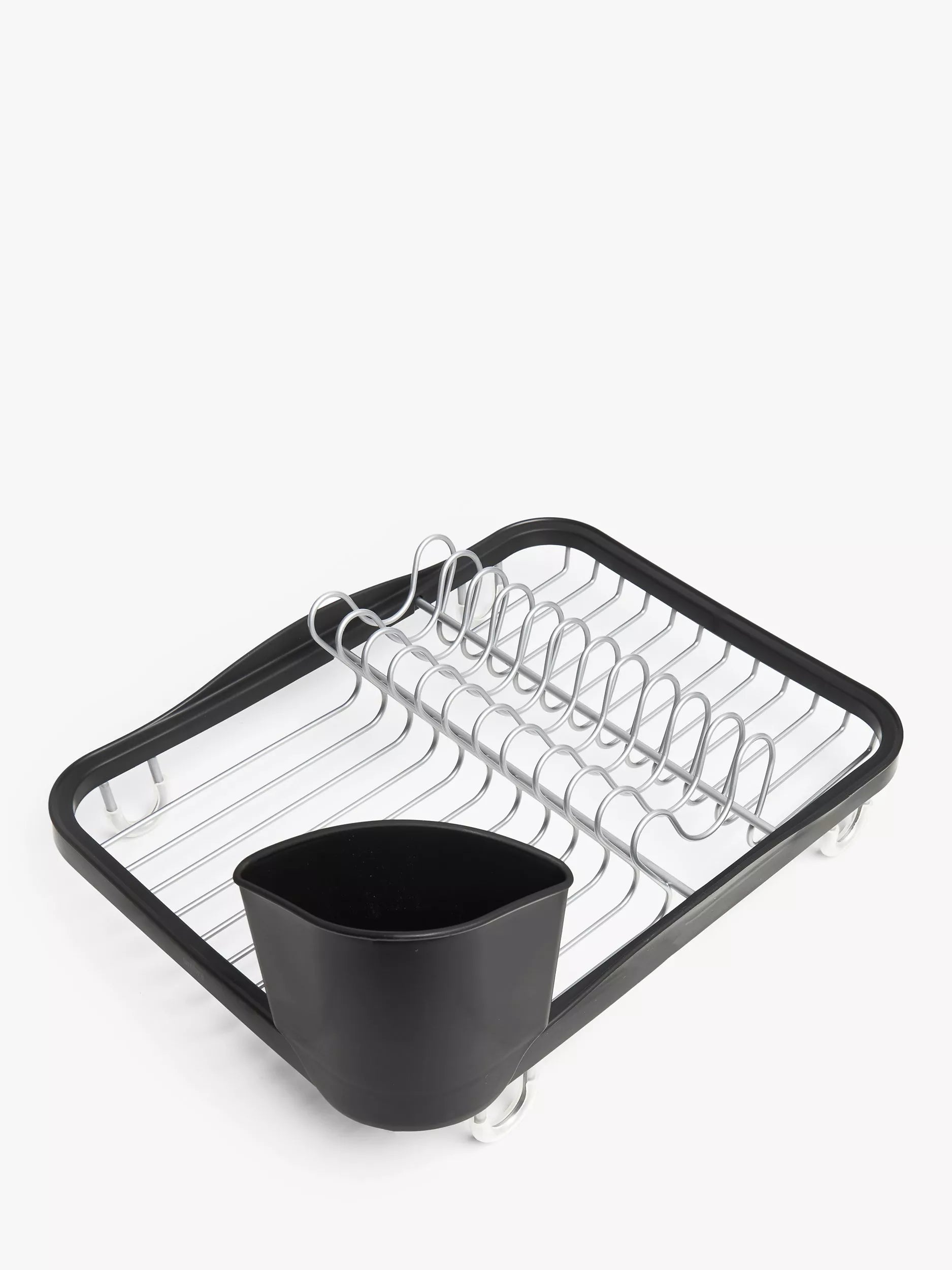 Umbra in-sink dish drying rack with nickel finish, 36 by 28 by 14 centimeters (British brand)