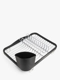 Umbra in-sink dish drying rack with nickel finish, 36 by 28 by 14 centimeters (British brand)