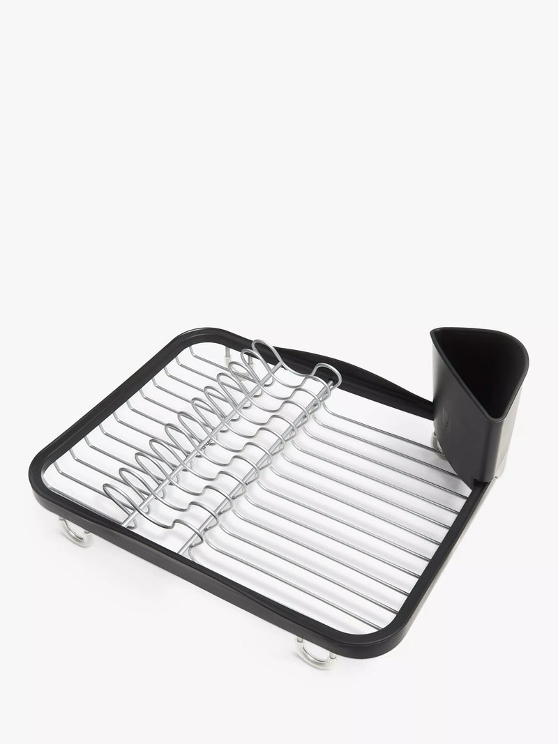Umbra in-sink dish drying rack with nickel finish, 36 by 28 by 14 centimeters (British brand)