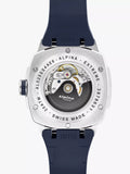 Alpina Alpiner Extreme automatic watch blue rubber strap (British brand)