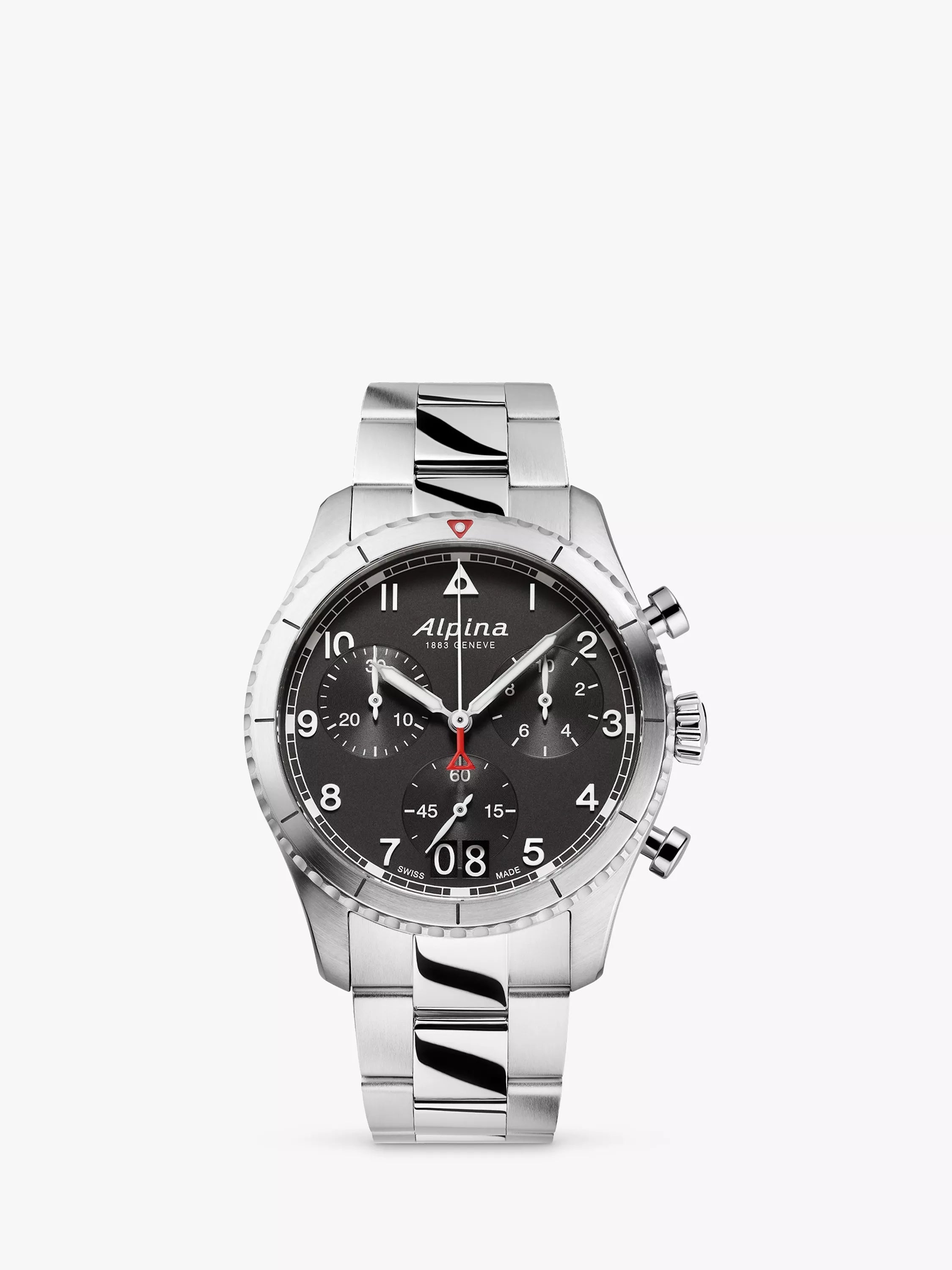 Alpina Startimer Pilot Chronograph 41mm watch, imported from the UK