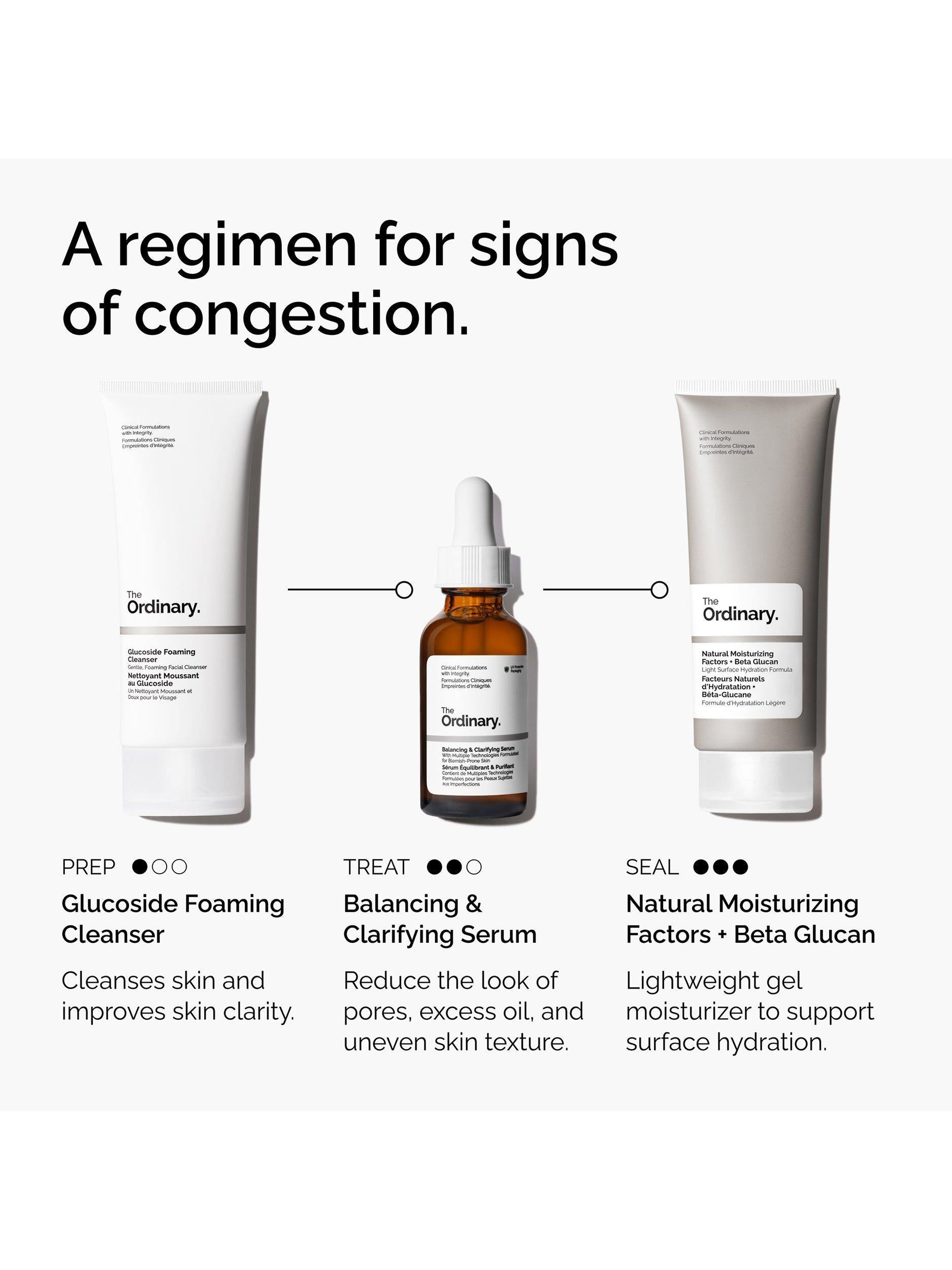 The Ordinary balancing clarifying serum 30ml (British brand)