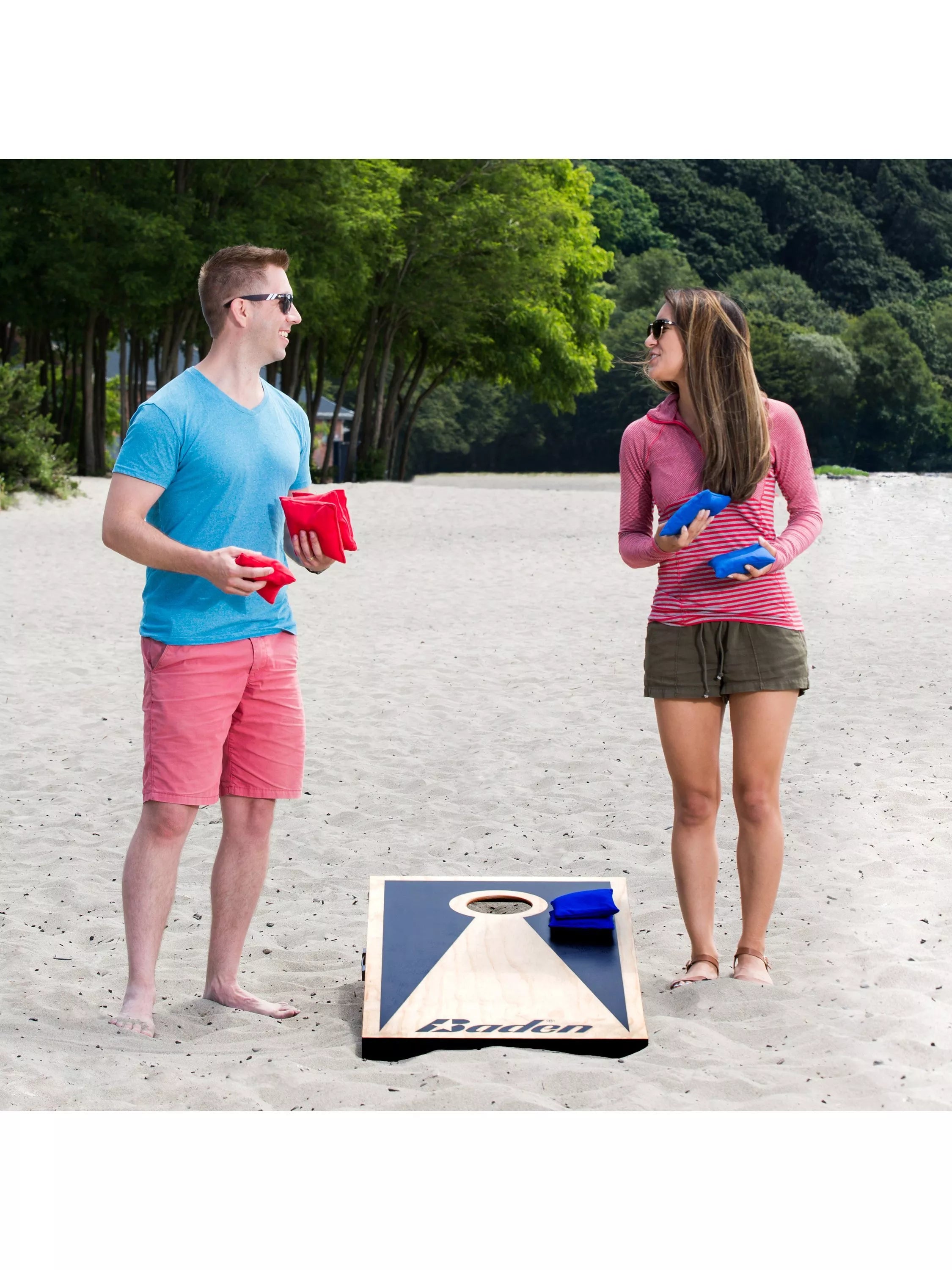 Baden cornhole set portable wooden boards 60x90cm (British brand)