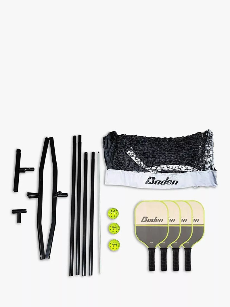Baden Pickleball Set black white grey (British brand)