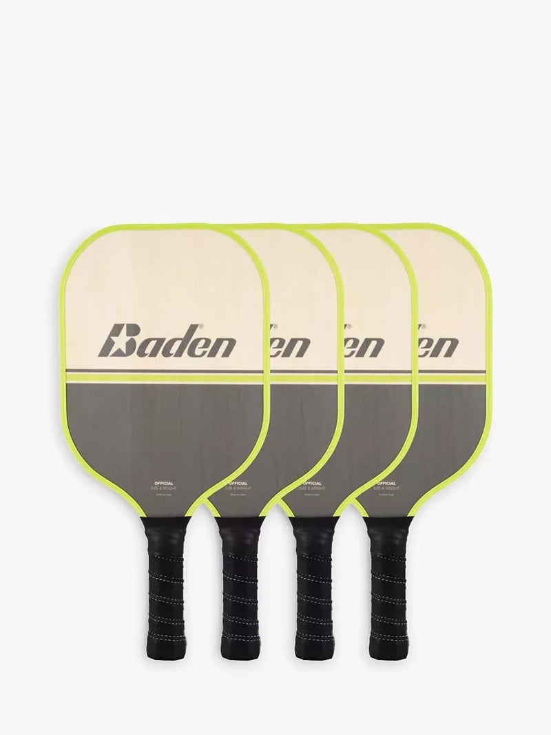 Baden Pickleball Set black white grey (British brand)