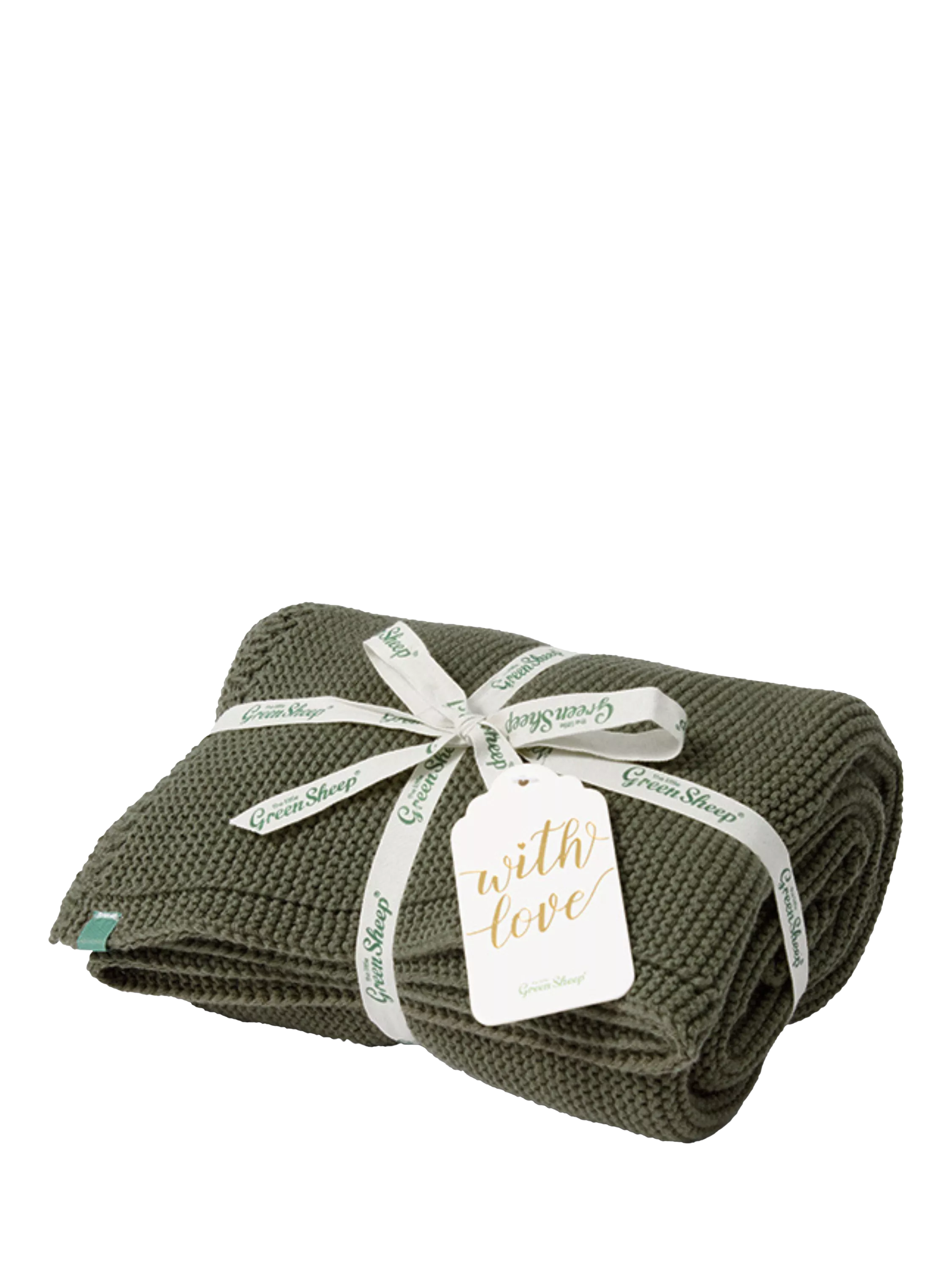 Little Green Sheep cellular baby blanket organic cotton (British brand)