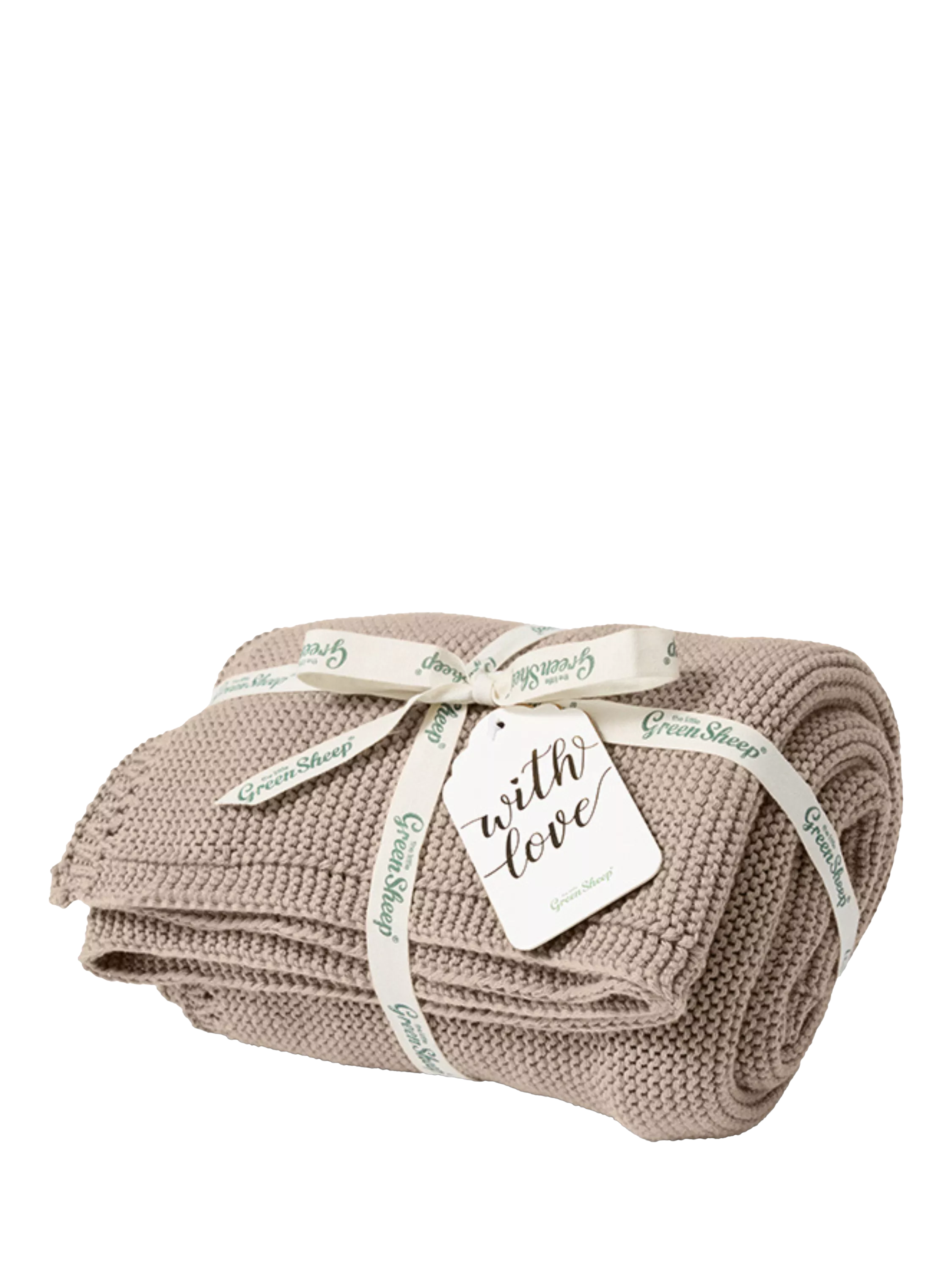 The Little Green Sheep Organic Cotton Cellular Baby Blanket