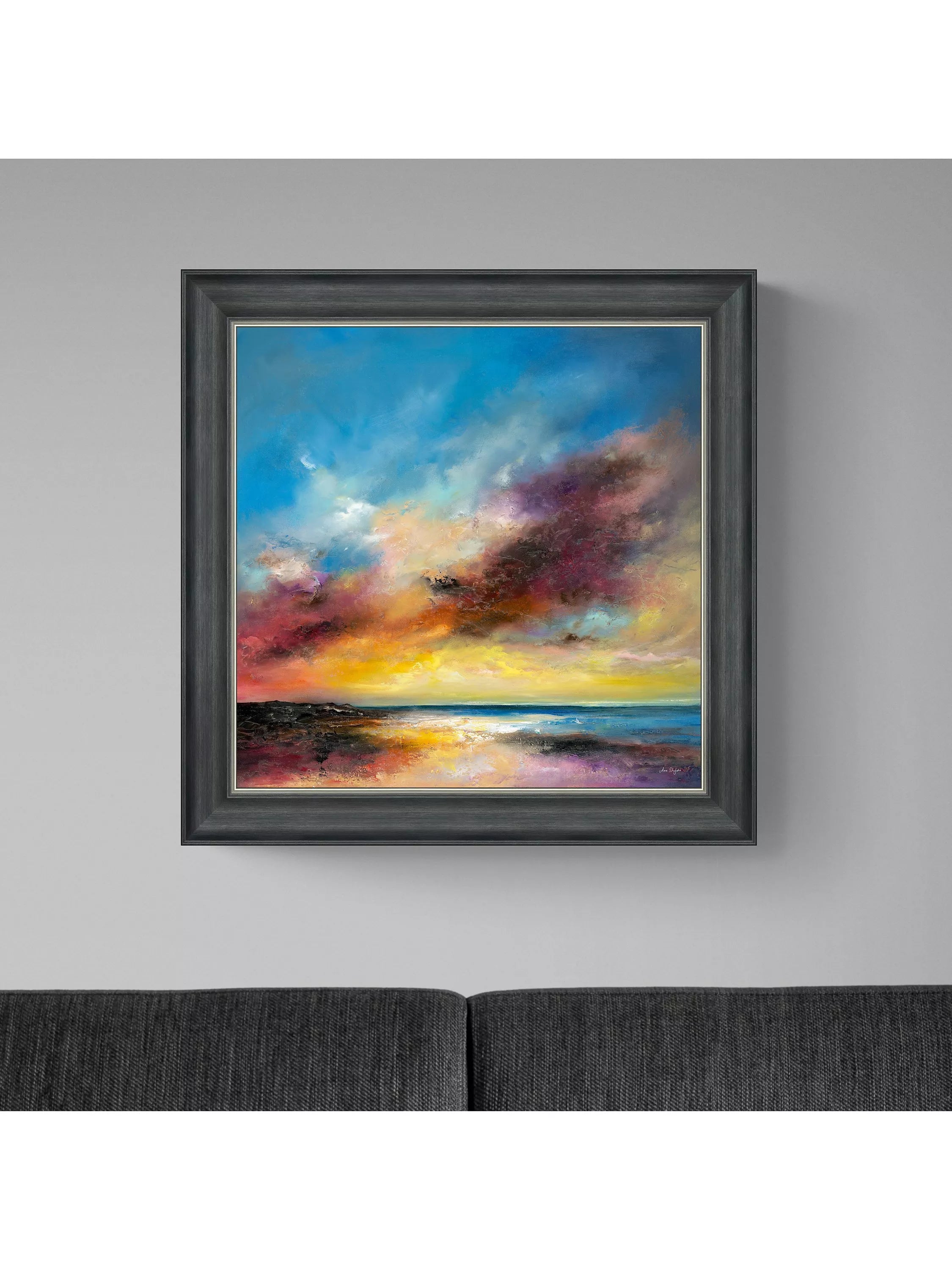 John Lewis Anna Schofield Positive Energy framed print 71x71cm, UK version