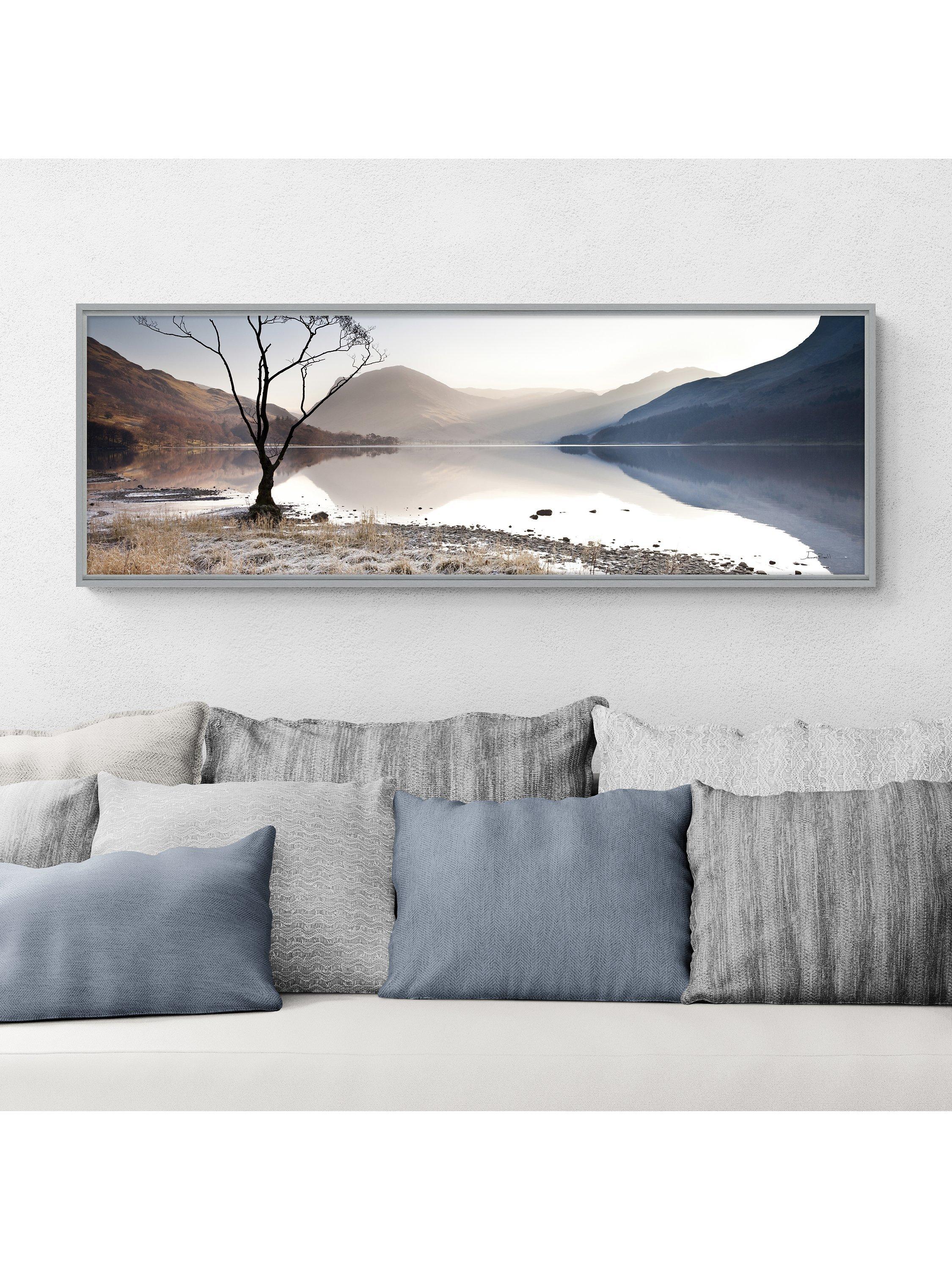 John Lewis James Bell Buttermere Tree framed canvas print 44x124cm (British brand)