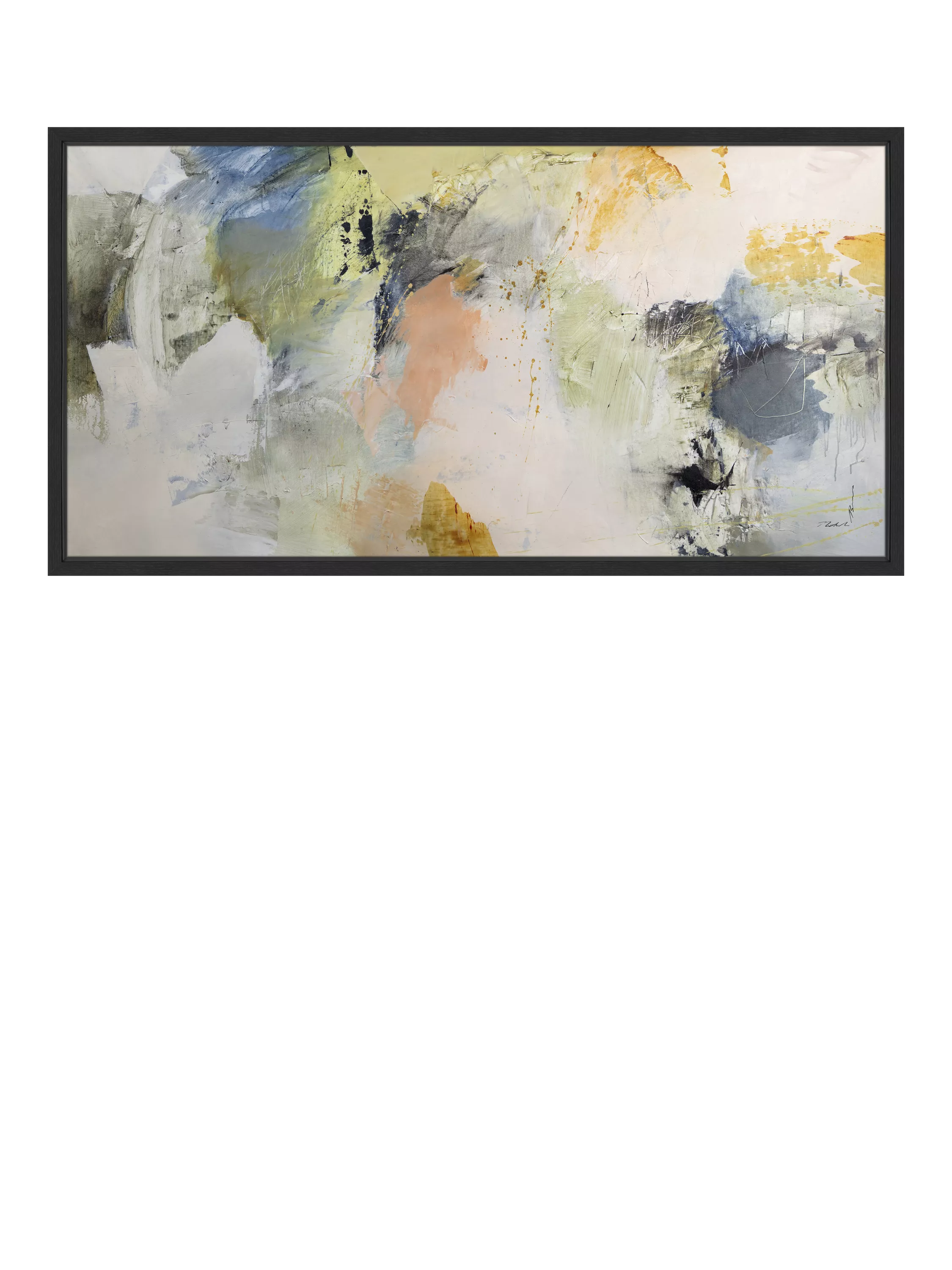 John Lewis abstract canvas print Formation 66x126cm (British brand)