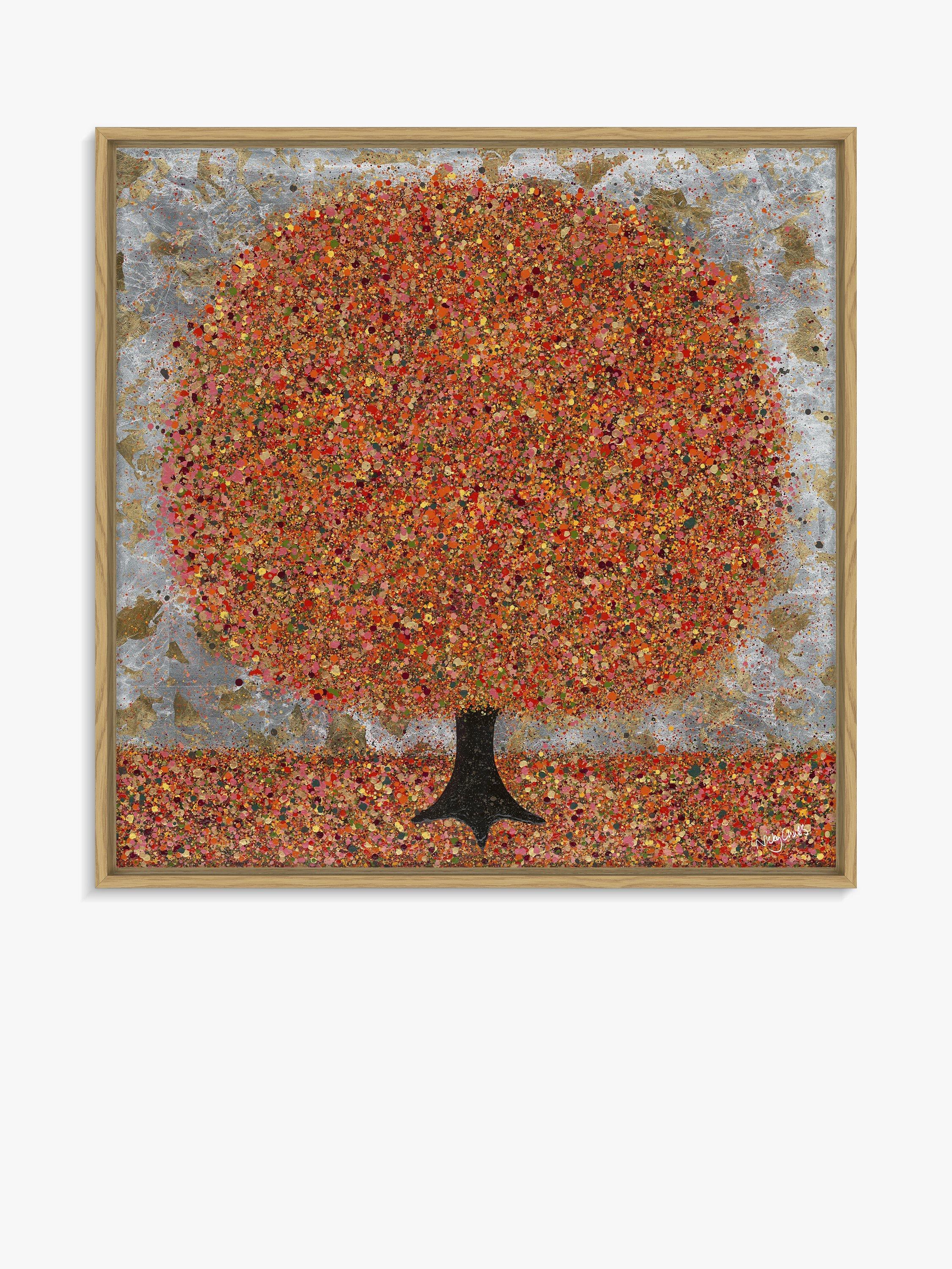 John Lewis autumn tree framed canvas print 64 x 64cm, UK version