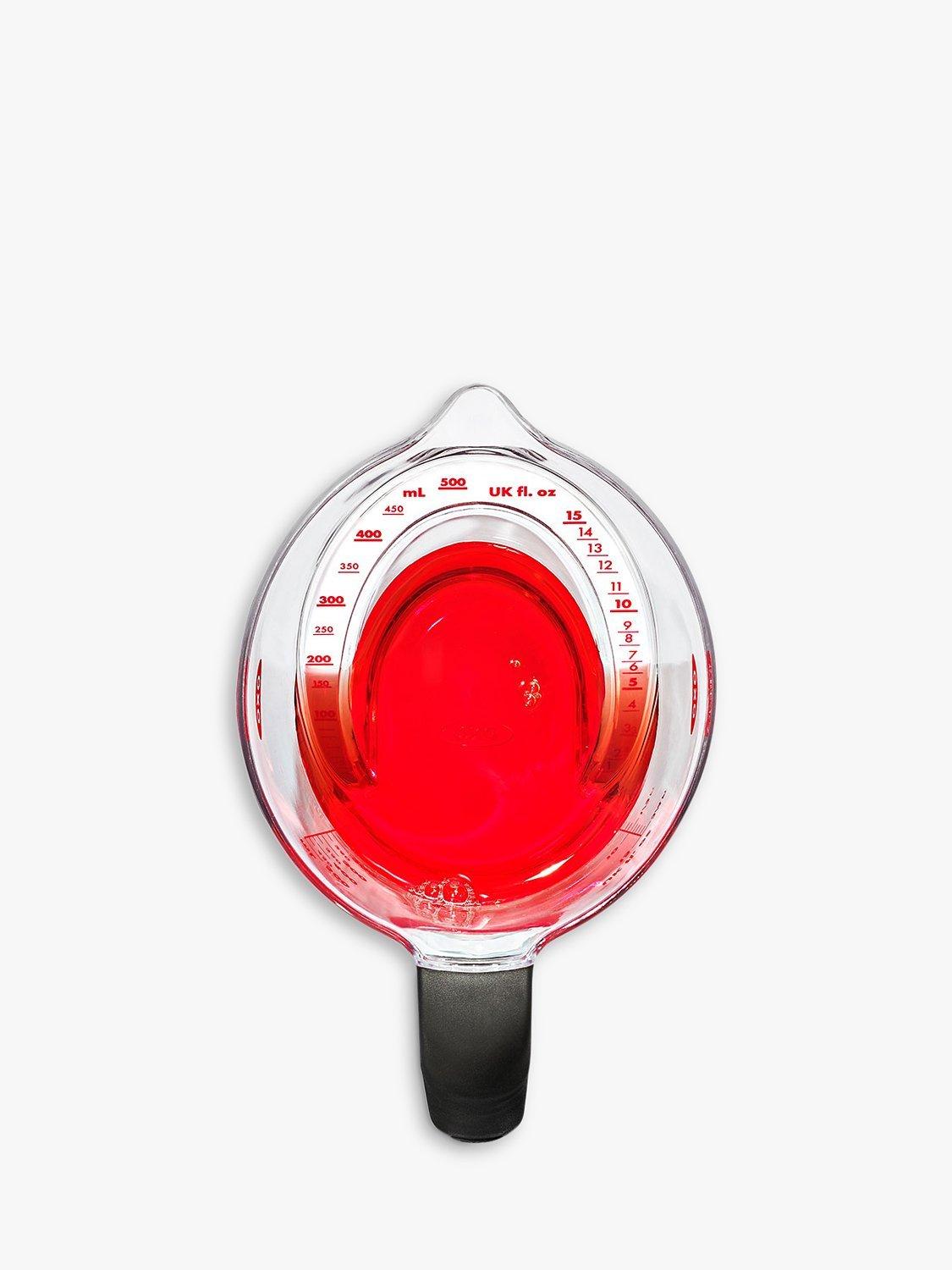 OXO Good Grips Angled Measuring Jug 500ml clear, imported from the UK