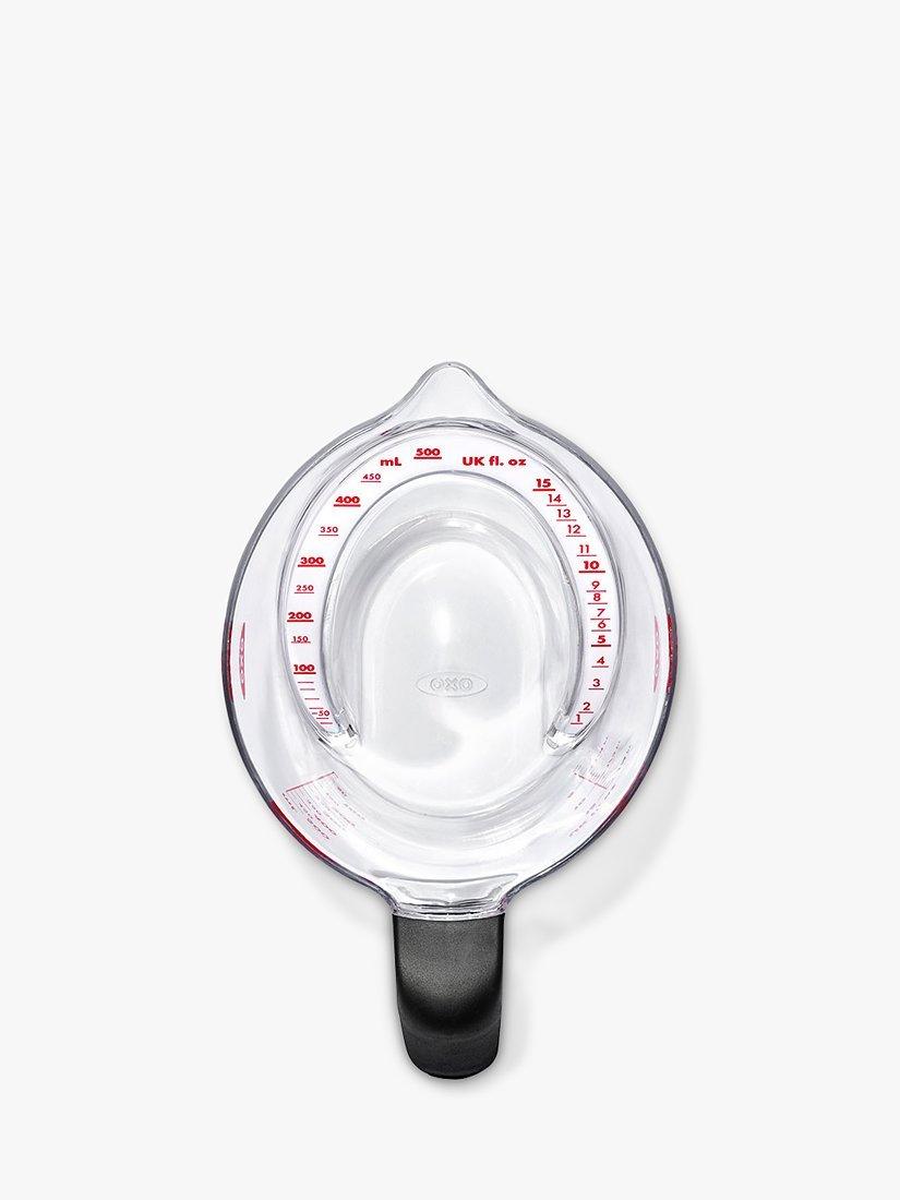 OXO Good Grips Angled Measuring Jug 500ml clear, imported from the UK