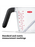 OXO Good Grips Angled Measuring Jug 500ml clear, imported from the UK