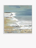 John Lewis framed canvas print East Coast I abstract coastal view 64x64cm - British product