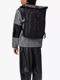 Rains Texel Moulded Backpack 25L Black, imported from the UK