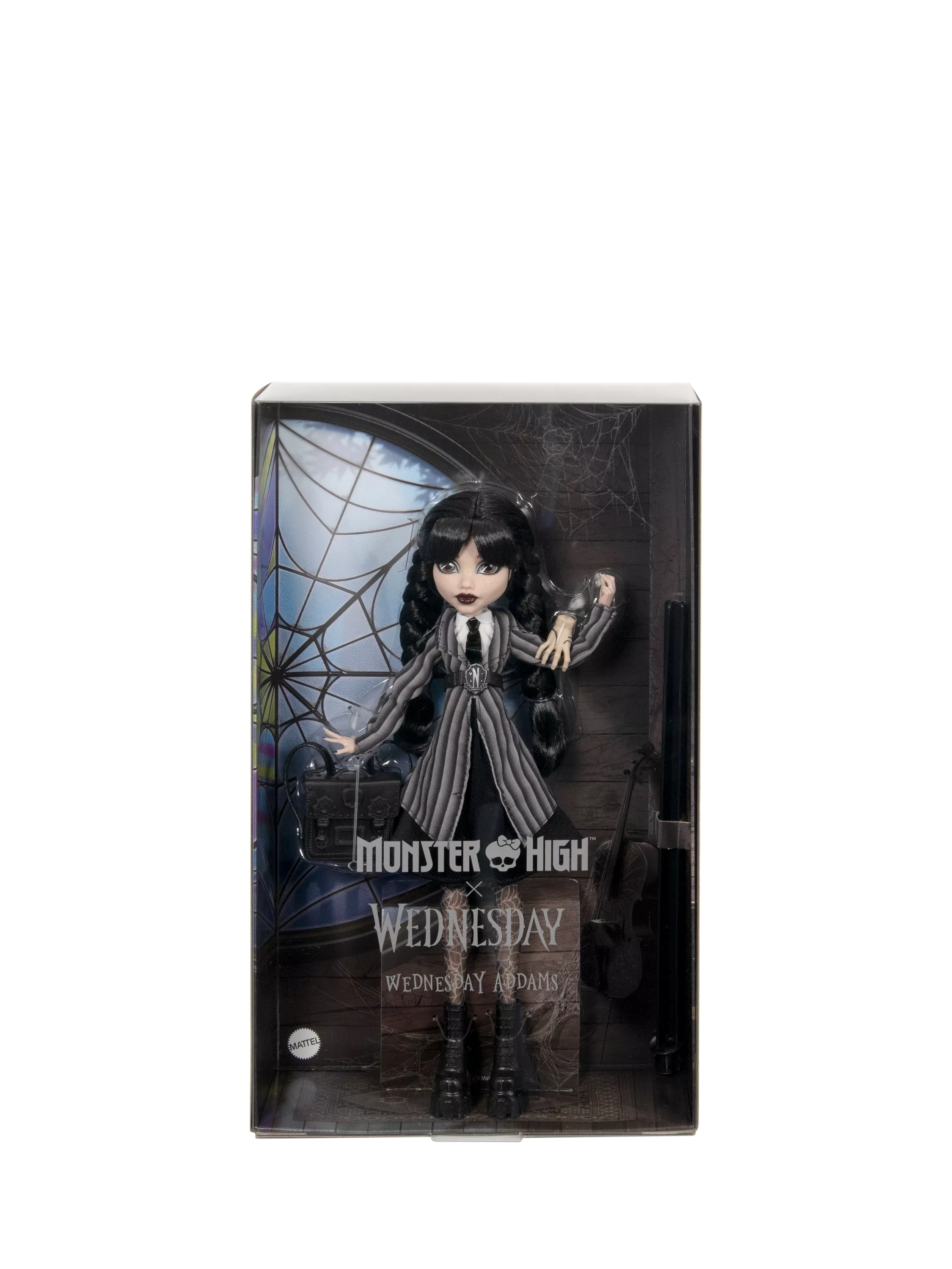 Monster High Wednesday Addams doll 29cm, imported from the UK