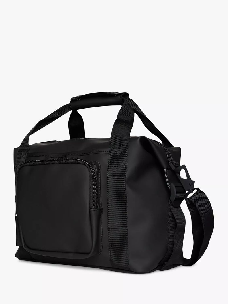 Rains Texel black kit bag 17L, imported from the UK