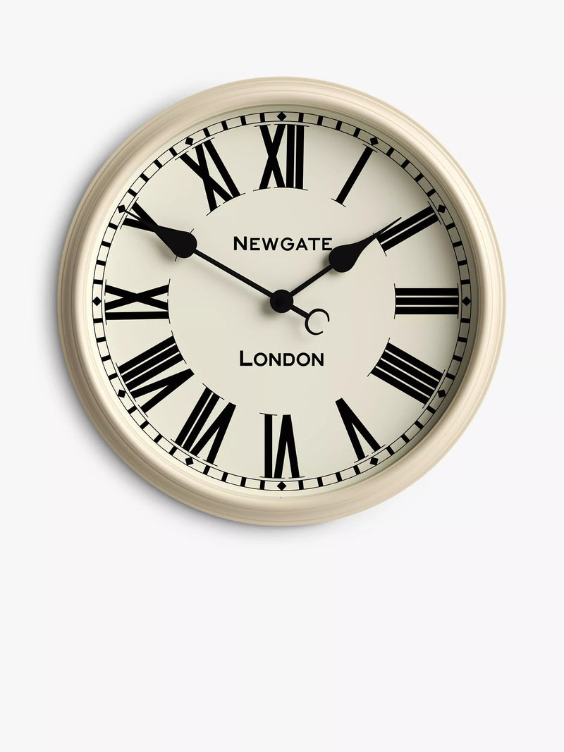 Newgate Spitalfields Roman numeral wall clock 40cm - British product