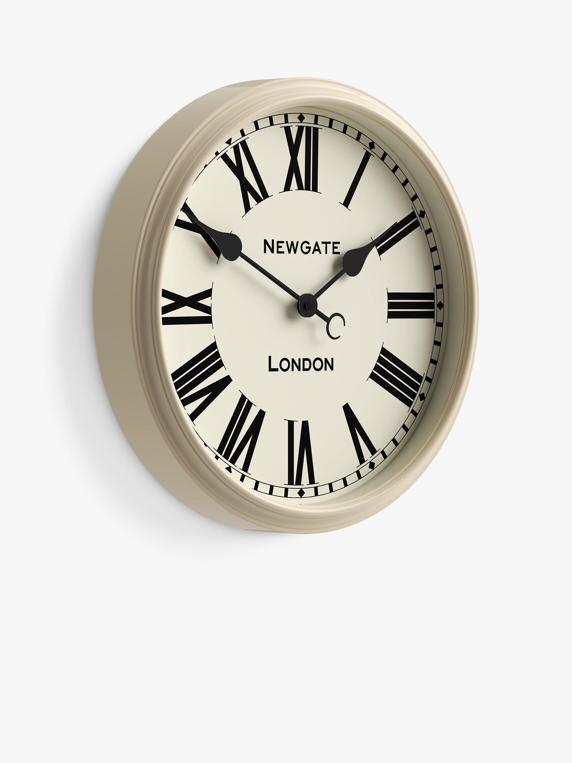 Newgate Spitalfields Roman numeral wall clock 40cm - British product