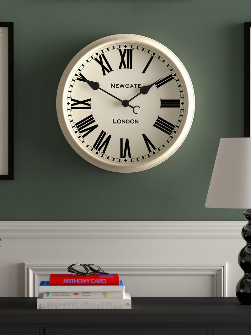 Newgate Spitalfields Roman numeral wall clock 40cm - British product
