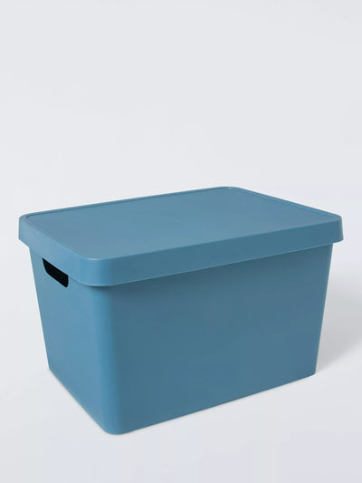 John Lewis John Lewis Stackable Plastic Storage Box with Lid Large- Buy online at McGrocer
