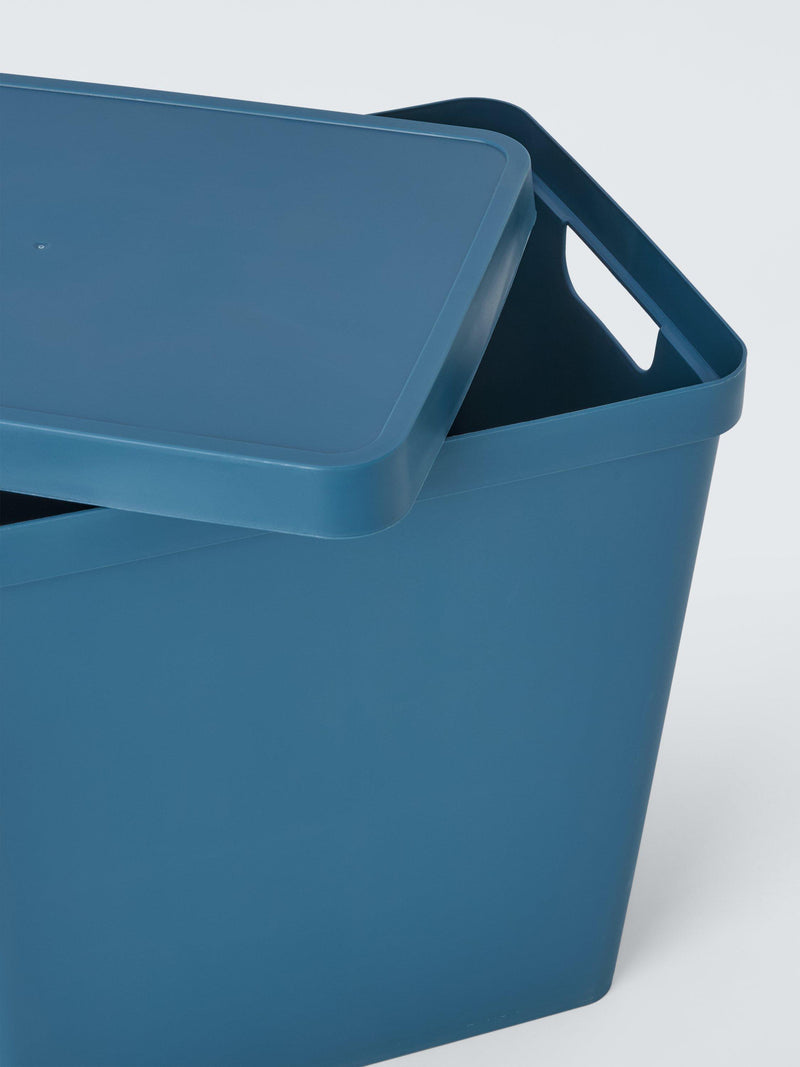 John Lewis Kunststoff-Aufbewahrungsbox mit Deckel XL, importiert aus dem Vereinigten Königreich