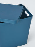 John Lewis Kunststoff-Aufbewahrungsbox mit Deckel XL, importiert aus dem Vereinigten Königreich