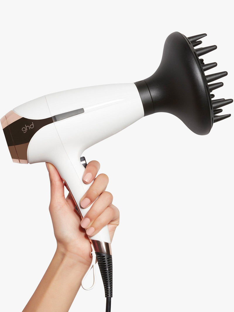 ghd black hair diffuser for Helios and Air dryers, imported from the UK