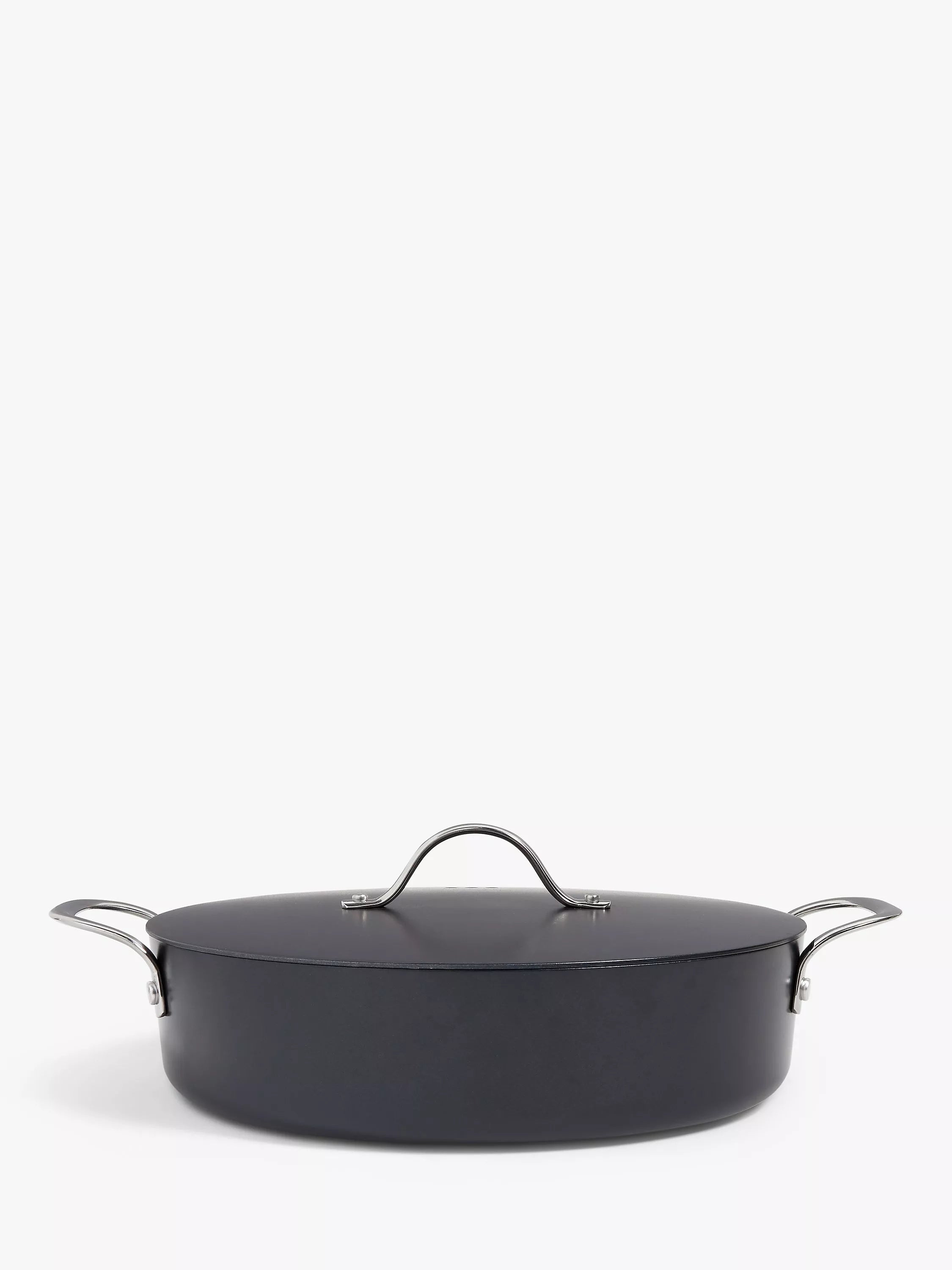 John Lewis aluminium ceramic non-stick shallow casserole 28cm, UK version
