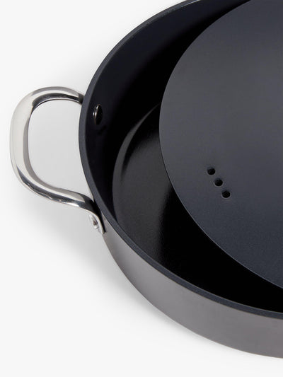 John Lewis Aluminium Ceramic Non-Stick Shallow Casserole, 28cm- Buy online at McGrocer