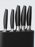 John Lewis 5 piece stainless steel knife block set (British brand)