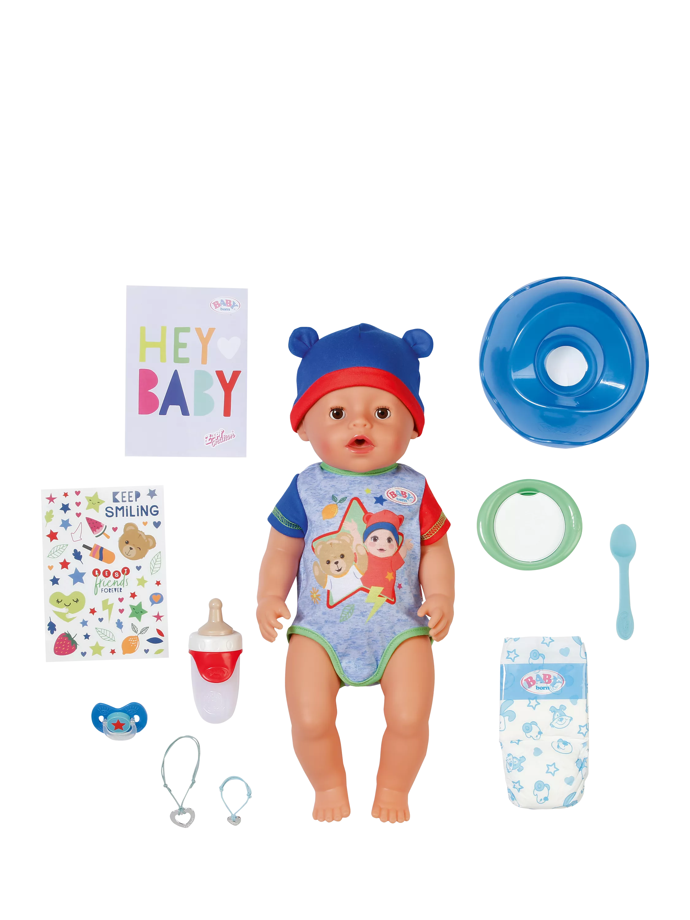 Baby Born Jonas baby doll 43cm, imported from the UK