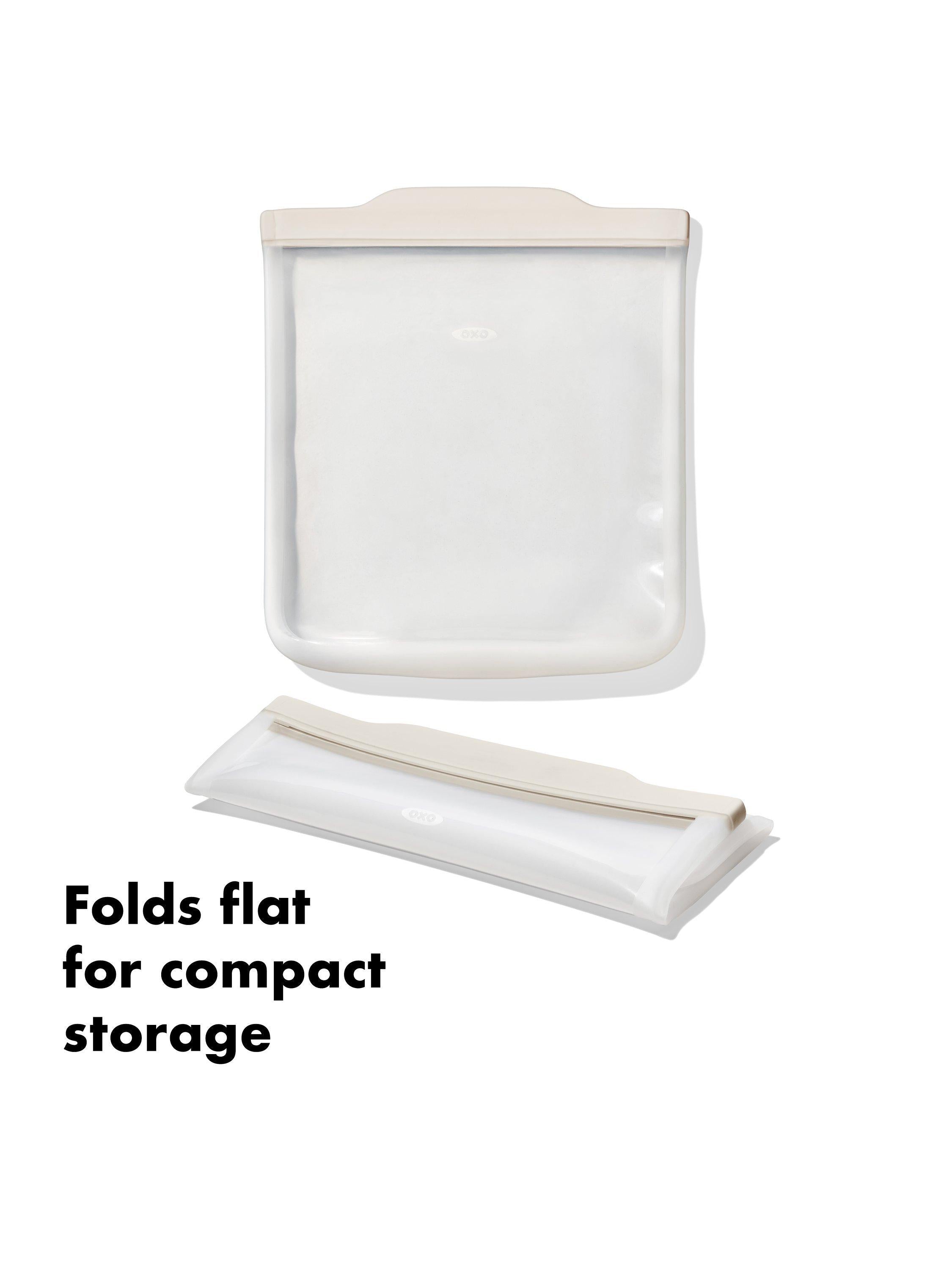 OXO Good Grips silicone bag 1.8L clear - British product