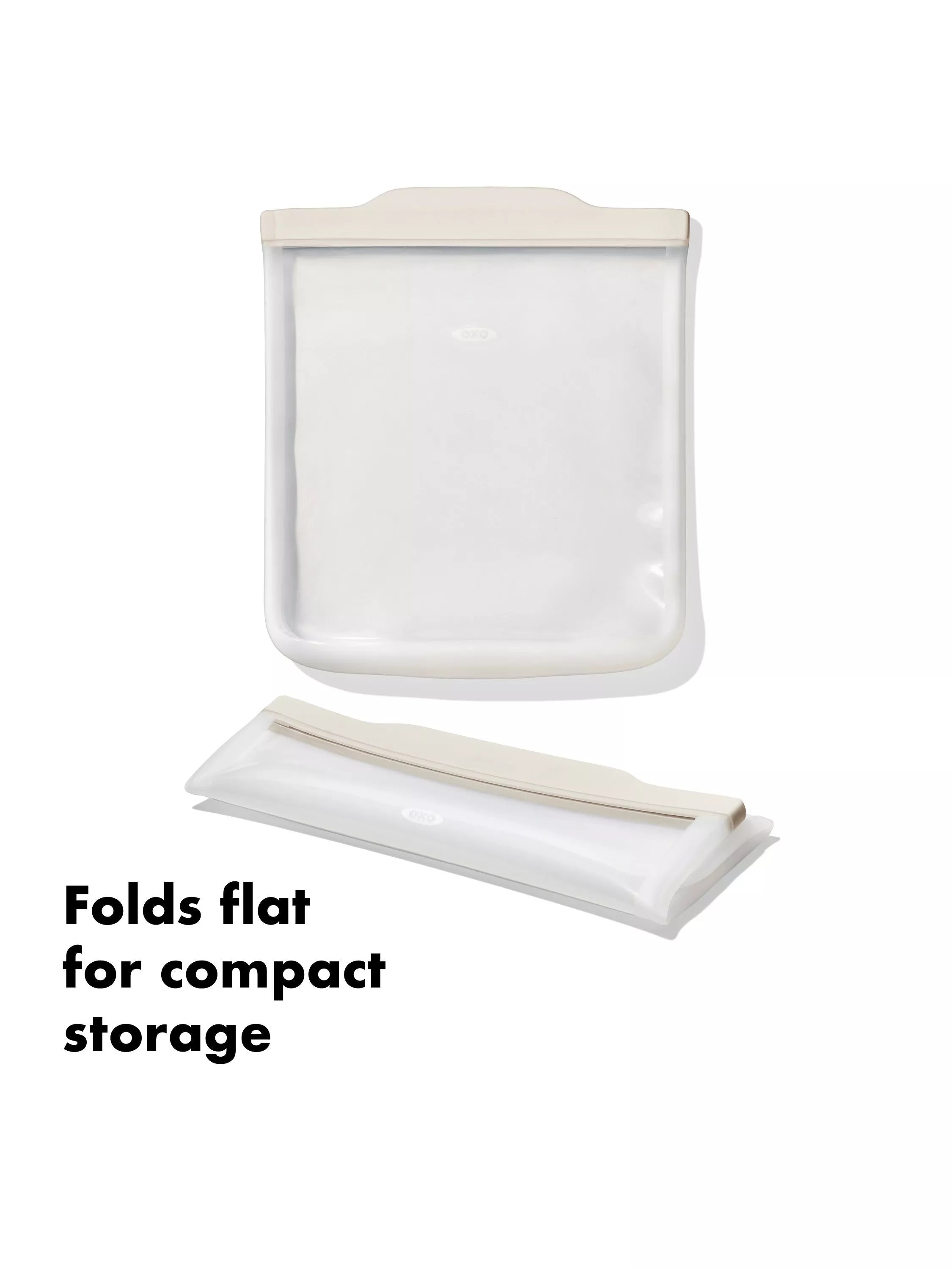 OXO Good Grips silicone bag 1.8L clear - British product