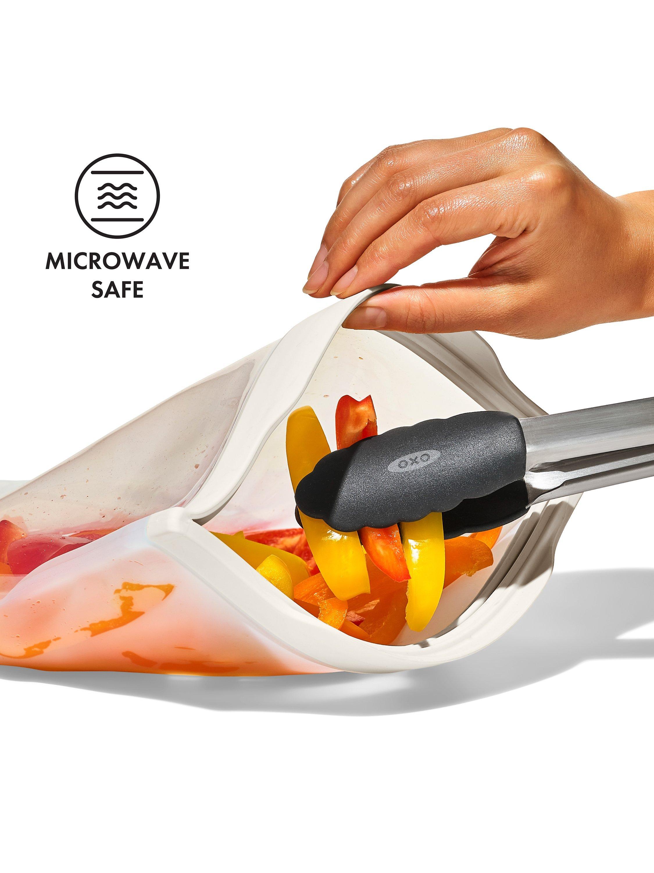 OXO Good Grips reusable silicone bag 355ml clear, UK version