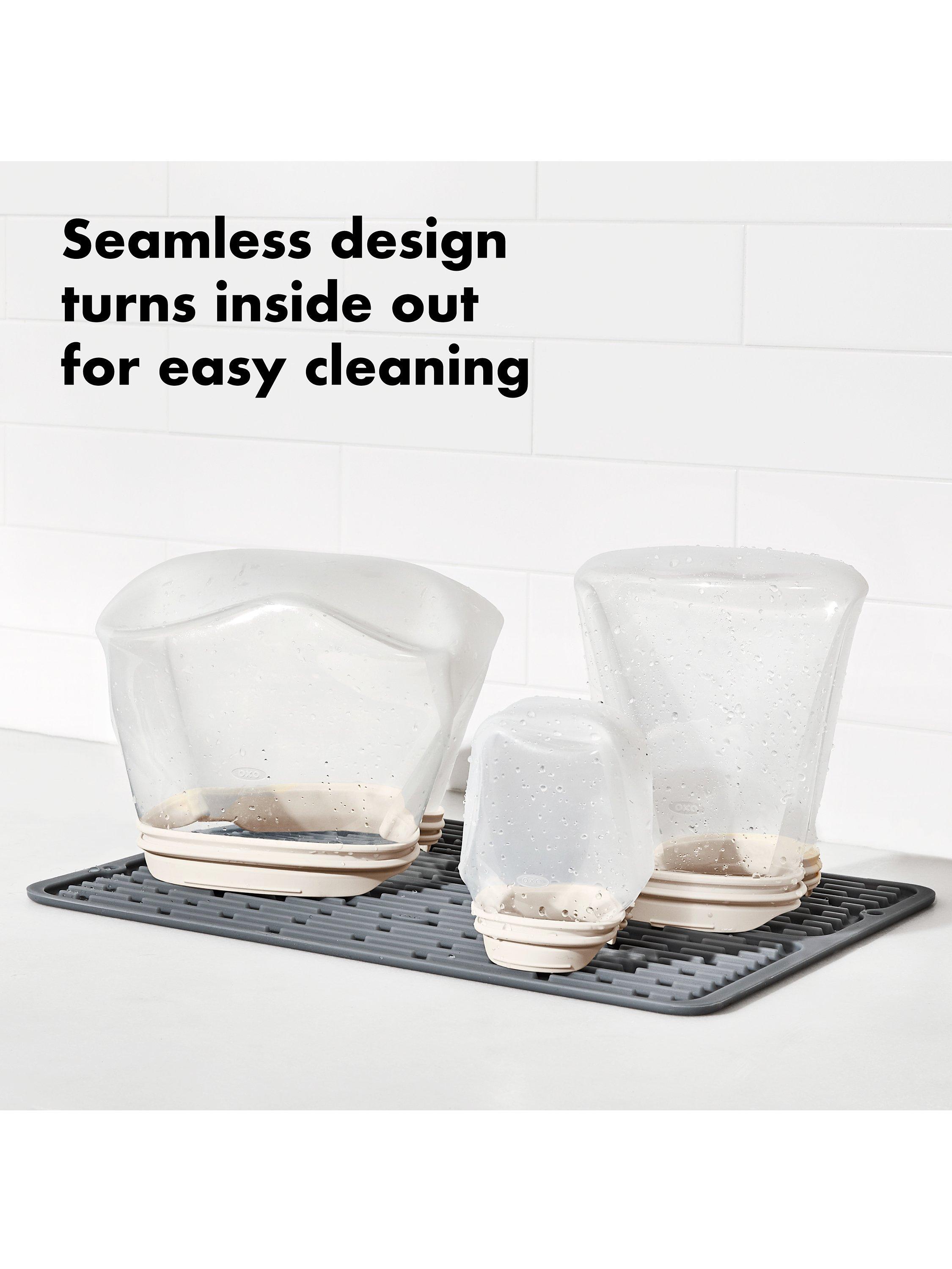 OXO Good Grips reusable silicone bag 355ml clear, UK version