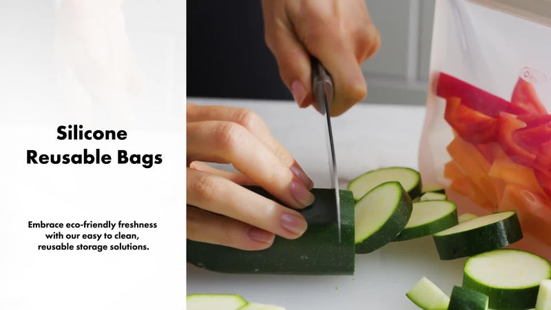 OXO Good Grips reusable silicone bag 355ml clear, UK version