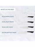 Jamie Oliver Tefal stainless steel kitchen knife set 4 piece, UK version