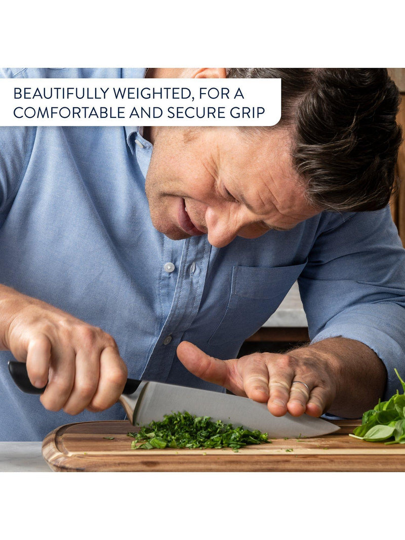 Jamie Oliver Tefal stainless steel kitchen knife set 4 piece, UK version